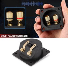 Durable 2PCS 2.2 Inch Speaker Box Terminal Cups with Screw Mount for Subwoofers
