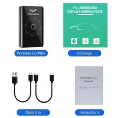 2026 NEW Wireless CarPlay AI Box Android Auto Video Dongle Netflix YouTube 32GB