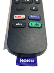 Roku Voice Remote Netflix Disney+ Apple HULU w/headphone jack RC-EL3 3226001089