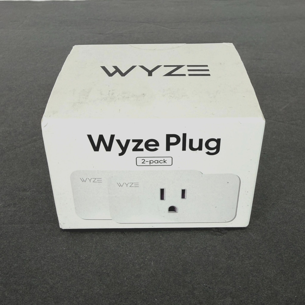 *NEW* 2-Pack WYZE Smart Plug – Works with Alexa & Google – WLPP1CFH