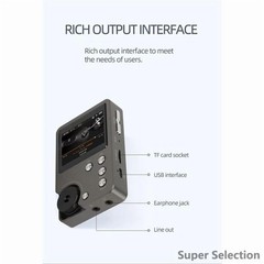 HiFi Lossless MP3 Player 20H Playback 2.0″ Screen Supports FLAC DSD
