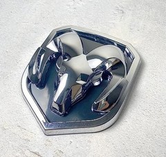 Chrome RAM Grille Emblem – Fits 2013–2018 RAM 1500, 2500, 3500 – Durable ABS