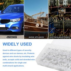 350PCS Closed End Crimp Cap12-10 16-14 22-18 AWG Gauge Wire Connector Terminal