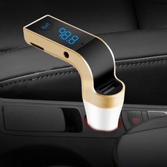 Wireless Car AUX Stereo Audio Receiver FM Adapter USB Charger A2DP USA