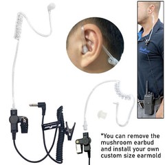 MaximalPower 3.5mm RECEIVER/LISTEN ONLY Headset Earpiece for 2-Way Radios 617-1N