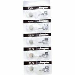 20 (Twenty) Energizer 315TZ Silver Oxide Coin Cell 1.55Volts SR716SW