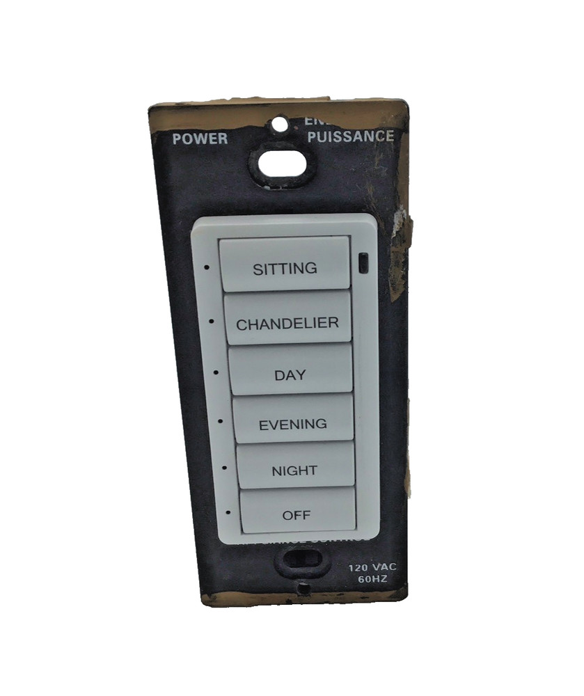 Crestron INET-CBD Cameo Wireless Keypad w/infiNET, White Textured