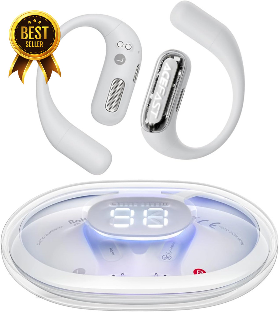 Acefit Pro Open Ear Headphones Night Safety Mode Sports Earbuds Powerful Bass 7.