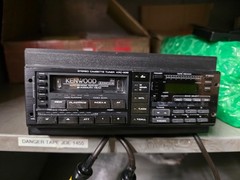 Kenwood KRC 939 cassette tuner. This radio has no internal amplifier .
