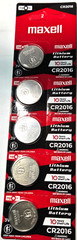 5 PK CR2016 MAXELL (MADE IN JAPAN) DL2016 ECR2016 (GREAT EXP 12/36) FREE SHIP