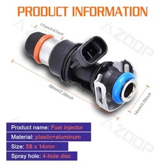 Fuel Injectors Compatible For Silverado 1500 2500 4.8L/5.3L/6.0L (2001-2006)