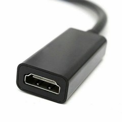 LOT DisplayPort to HDMI Male Female Adapter Converter Cable DP to HDMI NEW Black