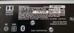 SONY UBP-X800 Ultra HD Blu Ray Player. Good Tested Working. No Remote.