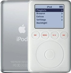 Apple iPod 3rd Generation White Upgraded 10-128GB Flash Storage Working MP3 Play