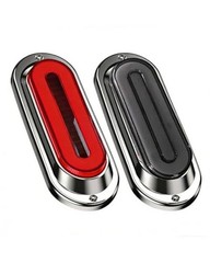 2Pcs 6″ inch Oval Red LED Trailer Tail Lights, Stop 6-inches Oval Light Kit