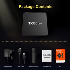 Smart TV Box 16GB RAM 256GB ROM 4K Dual Band WiFi Bluetooth Voice Remote