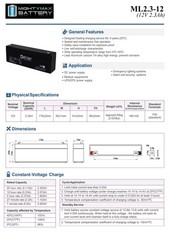 Mighty Max 12V 2.3AH F1 SLA Replacement Battery Compatible With Panasonic PV320