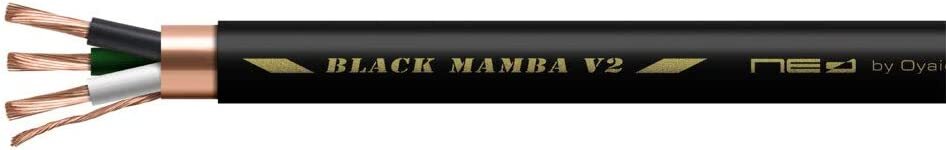 OYAIDE BLACK MAMBA V2 Power Cable Audio Cable 1m 2m 3m Choose your length lot