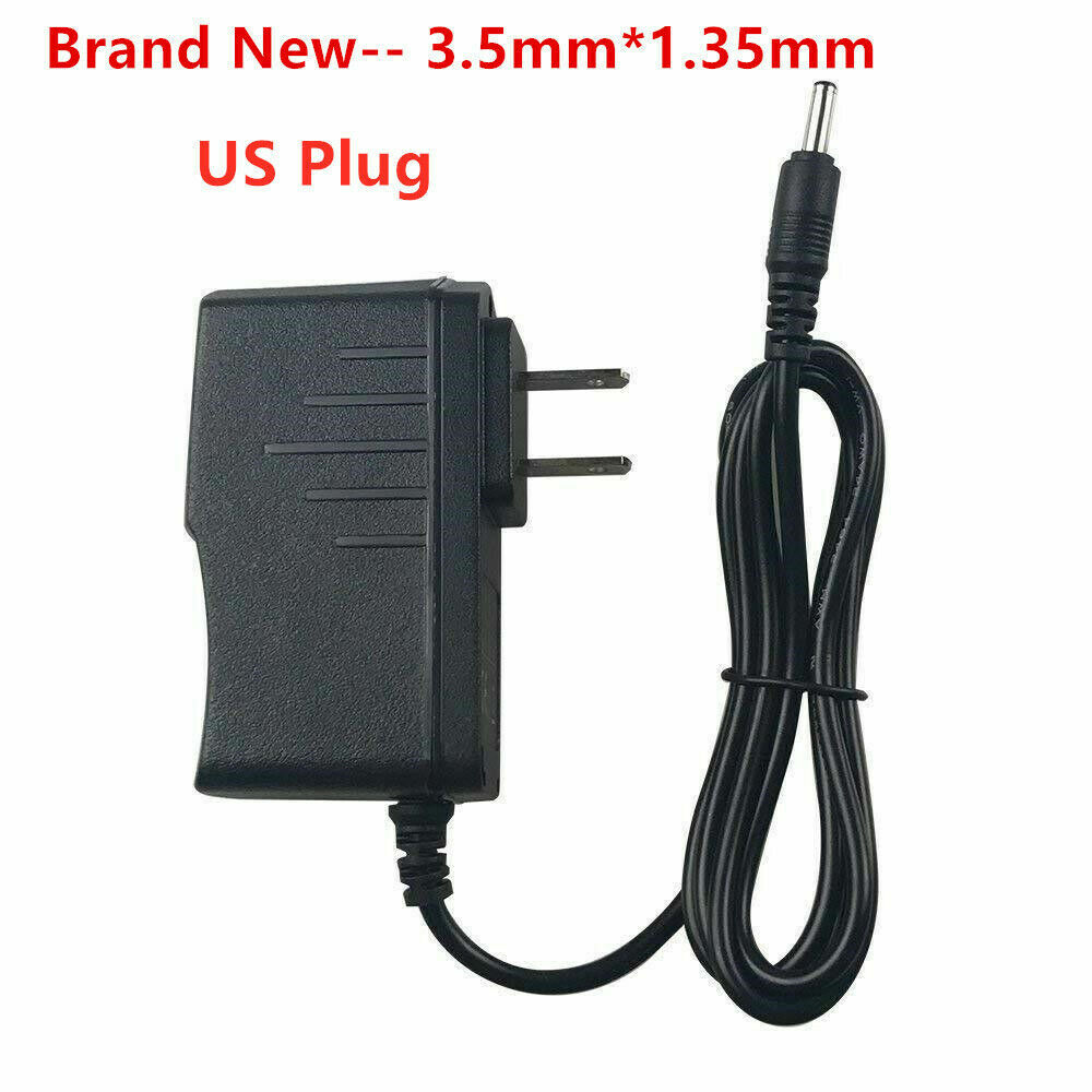5V 2A AC Adapter to DC 5-volt 2000mA Power Supply Charger Cord 3.5/1.35mm plug