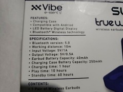 SURGE True Wireless Earbuds with Charging Case 10 Hours Play Time Free S&H