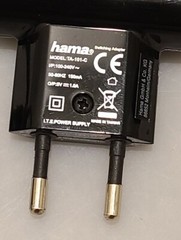Hama AC to DC Switching Power Adapter w/ Europlug and Micro-USB connectors