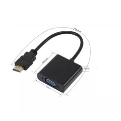 1080P HDMI Male to VGA Female Video Cable Cord Converter Adapter For PC Monitor