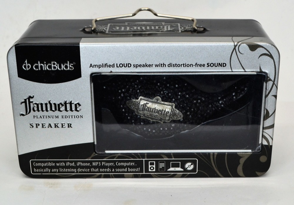 Fauvette by Chic Buds Platinum Edition Bird Wired Speaker iPod iPhone MP3 (C1)