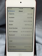 Apple iPod Touch 5th Gen (PRODUCT) RED 64GB Wi-Fi MP3 Media Player iOS 9 Tested