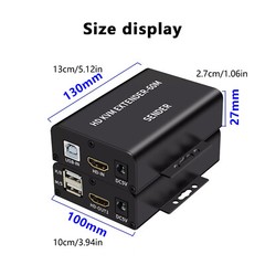 1080P 60M USB KVM Extender Hub Over Rj45 Ethernet Cable Video ConverterTP