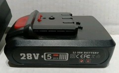 Lot Of 2 -28 Volt L1-ION Rechargeable Batteries & Charger For Portable Saw &More