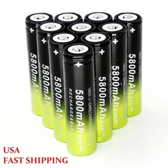 SKYWOLFEYE 3.7V Rechargeable Li-ion Battery Button Top Cell For LED Flashlight