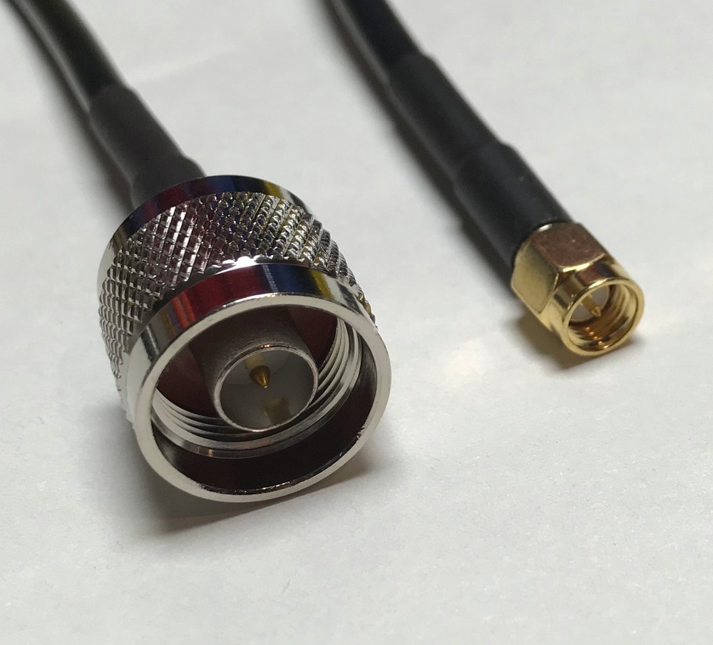 N Type Male to SMA Male Pick Your Length RG58 Coaxial Pigtail Cable USA