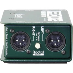 Radial Engineering ProD2 2-channel Passive Instrument Direct Box with Calrad 55-