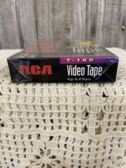 RCA T-160 Blank VHS Standard Grade Video Tape Up to 8 Hours Recording New Sealed