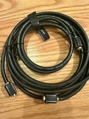 Multiple Audio/Video Cables – RCA, speaker wire, coax, s-video – new/never used