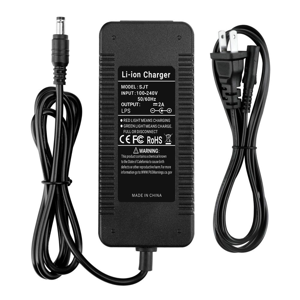 29.4V 2A Power Charger For GOTRAX GKS, Glide Chrome, SPX Mini, Lil Cub, Flash