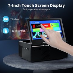 Small Smart TV，Mini TV with 7-inch Touchscreen,Built in