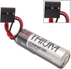 ◉ 40X TOSHIBA ER6VC3N ER6V/3.6V 2Ah+JAE5PIN The PLC battery CNC for Yaskawa