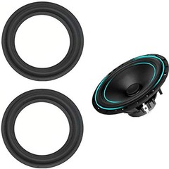 LinaLife 2pcs 10 inch 10″ Speaker Foam Surround Kit, 250mm Perforated Rubber …