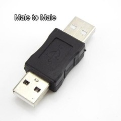 USB 2.0 Type A Connector Converter Female to Female Male to Male Coupler Adapter