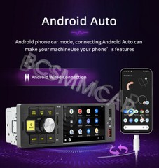 1 Din Stereo Car Radio Player Mirror link Audio AUX USB For CarPlay Android Auto