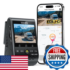 Viofo A129 Pro Duo 4K Dual Dash Cam 3840 X 2160P Ultra Hd 4K Front And 1080P