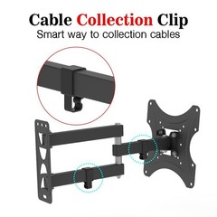 Full Motion Articulating TV Wall Mount for 12″-42″ LED/LCD TV Monitor Adjustable