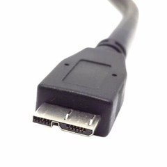 Cablecc Dual USB 3.0 to Micro USB Y Splitter cable for Mobile Hard Disk Drive
