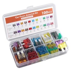 168X Car Blade Fuse Assortment Assorted Kit Blade Set Auto Truck Automotive