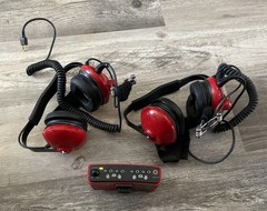 Radio Shack 20-285 RACE DAY BUNDLE Scanner Intercom Headsets & Memorabilia RARE