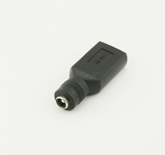 10 USB 2.0 A Female To 5.5mm x 2.1mm Female 5V DC Power Supply Adapter Connector