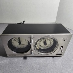 Vintage QUASAR Audio/Video AVS Clock Timer VT100 Silver JAPAN Analog Stereo VCR