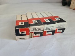 LOT 4 ITT 12D4, 15BD11, 17BR3, 17JZ8 (LINDAL) ELECTRONIC TUBES