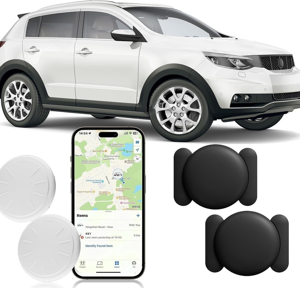 Mini GPS Tracker for Vehicles,Car GPS Tracker Work with Apple Find My(iOS Onl…